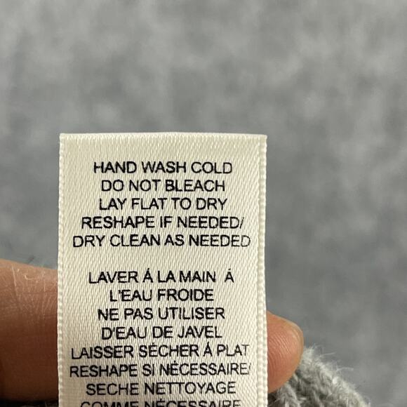 Rebecca Taylor One Shoulder Sweater Womens Gray XS Alpaca Wool Pullover Ruffle - Picture 10 of 12